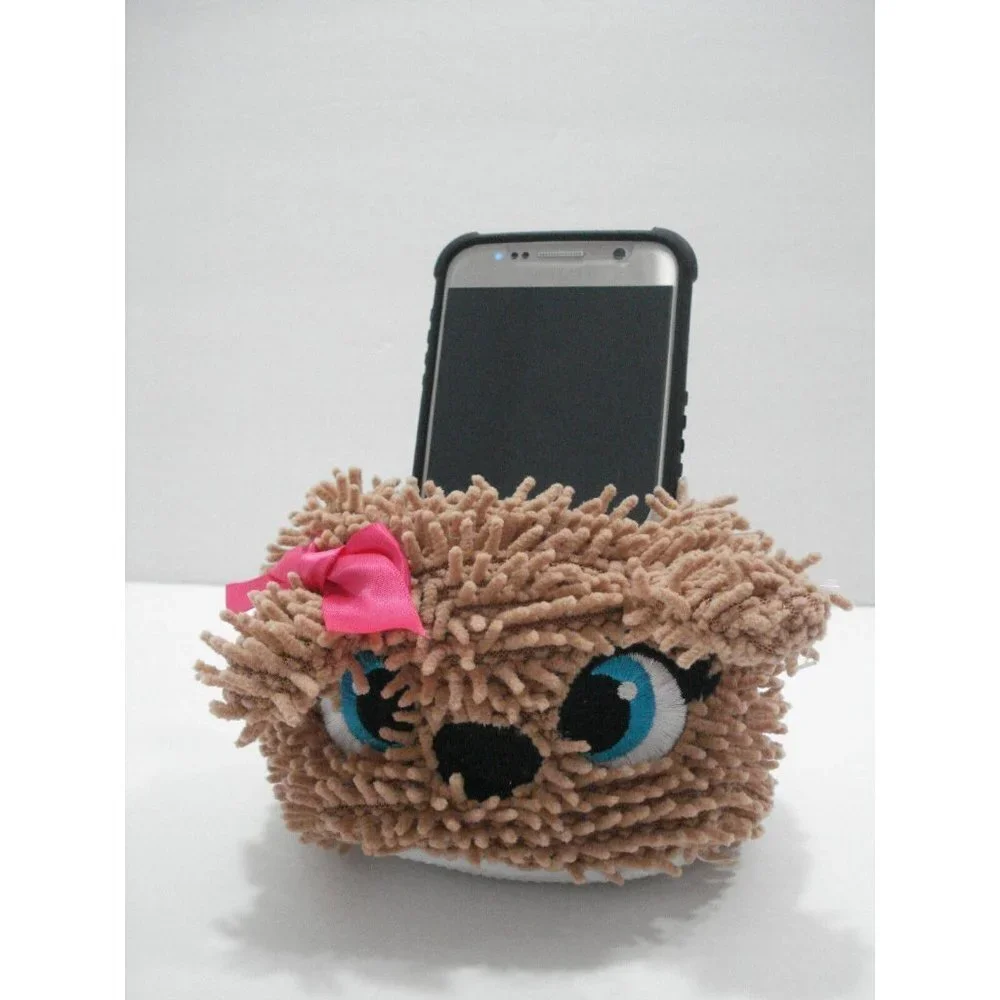 Shaggy Puppy Cell Phone Holder One Size New